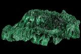 Silky Fibrous Malachite Cluster - Congo #81758-1